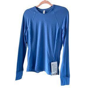 Lululemon It’s Rulu Run Womens Size 10 Blue Lightweight Long Sleeve Top New